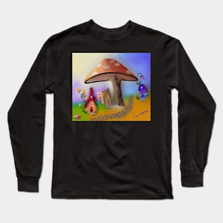 Three Houses in a Row Long Sleeve T-Shirt